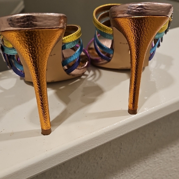 Kurt Geiger Multicolor Strappy Heels - Picture 4 of 4
